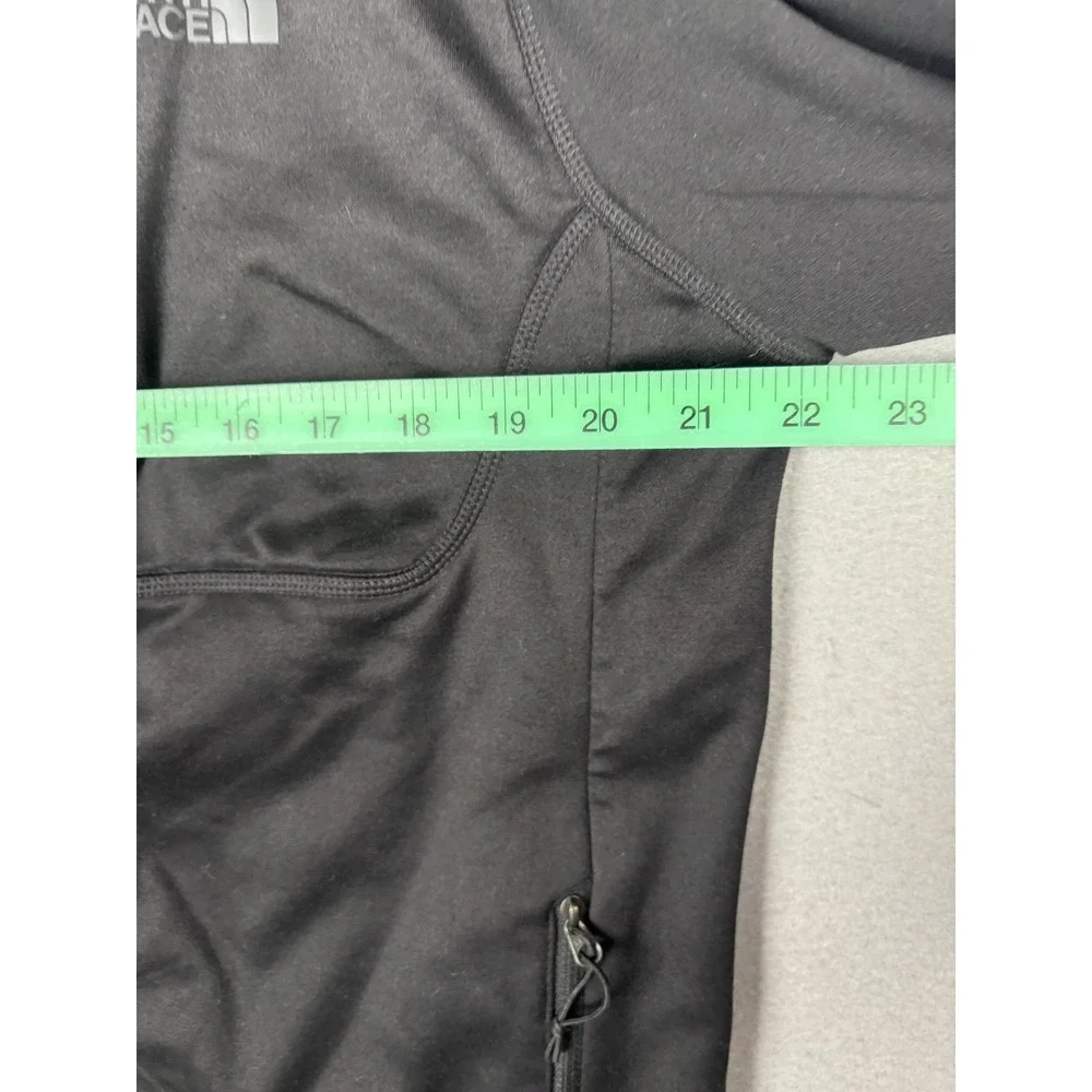 The North Face Jacket Mens Large Black Softshell Fleece Lined Full Zip Hiking
